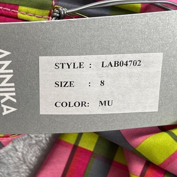 Annika Sorenstam x Cutter & Buck Shorts 8 Plaid Bermuda Golf - Picture 15 of 16